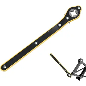 Ratchet Spanner, High Strength Saving Hex Gear Wrench Ratchet Ratcheting Wrench With Ergonomic Handle For Jacks