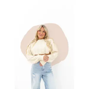 harper cropped sweater