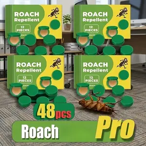 48Pcs MoonSpry Roach Killer Gel Bait | Professional Pest Control Kit for Kitchen, Dorm & Indoor | Effective Cockroach Repellent & Exterminator | Fast Acting, Long Lasting Protection