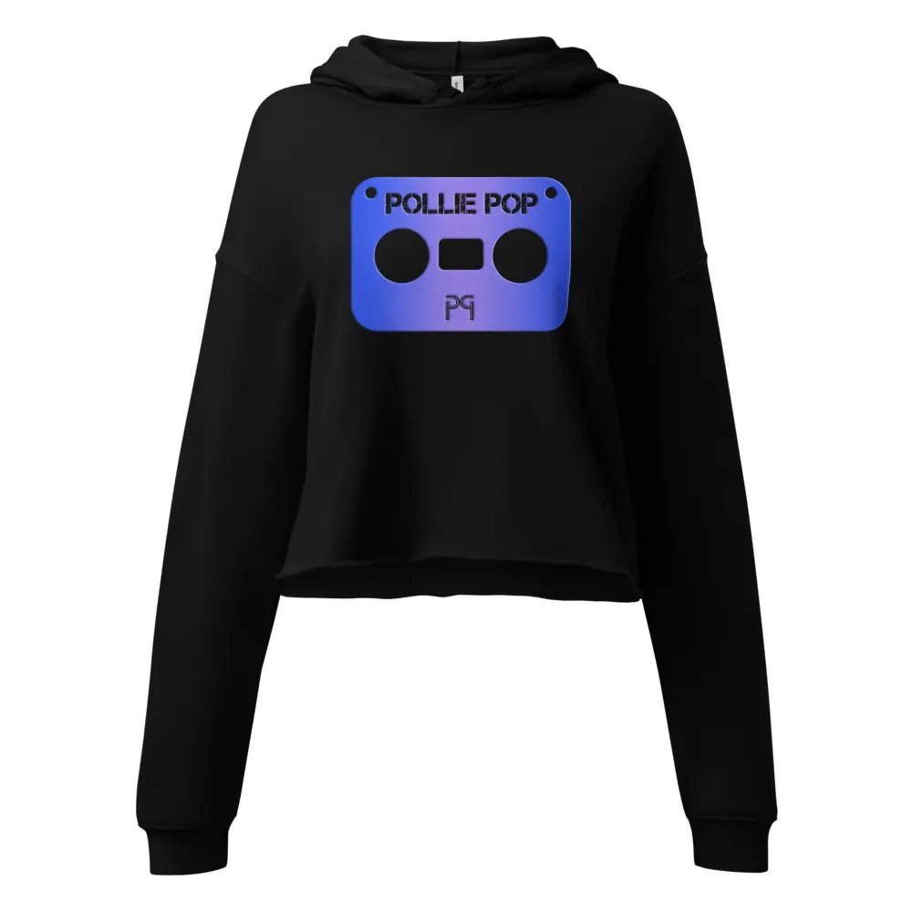Big Clue Tape Crop Hoodie