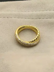 2026 European and American Original New Products Popular Retro Design Sparkling Zircon Inlay DYJZ-107 Ring Women's Fashion High-quality Jewelry Accessories Gifts