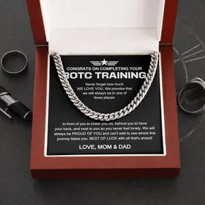 Army Reserve Officer Training Corps Necklace Gift From Mom and Dad, Army ROTC Completion, ROTC Graduation, Military Jewelry Gift