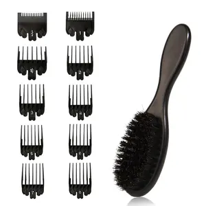 Hair Clipper Limit Comb Set, 11pcs/set Hair Trimmer Guards & Brush, Professional Hair Styling Tool for Salon & Barber Shop, Hair Cutting Accessories