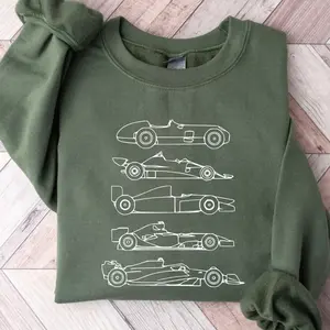 Evolution of a F1 Car Sweatshirt, Formula 1 Hoodie, Race Weekend Formula 1 Merch, Vintage Formula 1 Gifts D