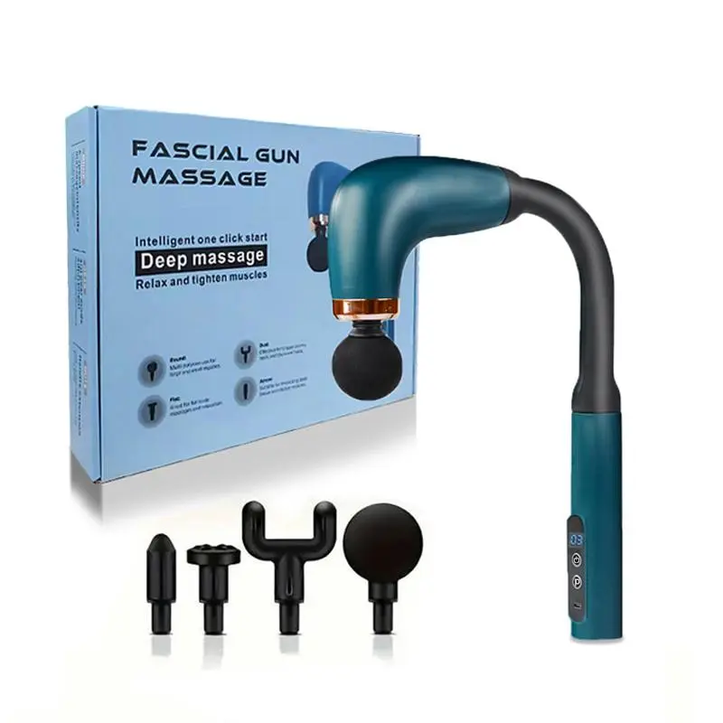 Electric Massage Hammer, 1 Piece Back Massager with 4 Heads & 6 Stages & 3 Modes, Neck & Shoulder & Lumbar Massage Tool, Neck Shoulder Relaxer, Muscle Massagers, Suitable for Daily Use