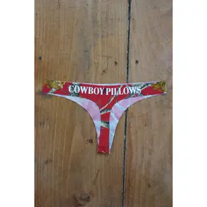 Red Camo Cowboy Pillows Undies Red Camo Cowboy Pillows Undies