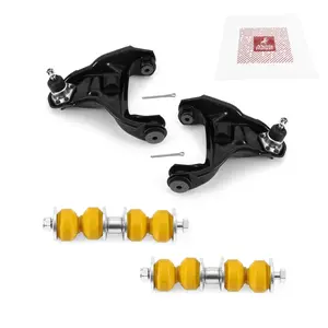 4 PC Front Upper Control Arm and Front Stabilizer Bar Link Kit GDX  97445MT