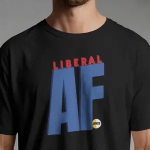 LIBERAL AF T-Shirt – Unisex Bold Anti ICE Statement Graphic Tee