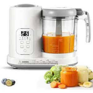 Baby Food Maker Pro Steamer and Blender: 4-in-1 Automatic Steam Mixer and Puree Maker, Self-Cleaning, Ideal for Infant and Toddler Meal Preparation - BPA-Free  BFA609TW1