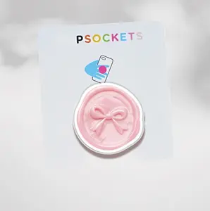 Pink Bow Magnetic Phone Grip – Cute Coquette Aesthetic Phone Holder, Gift For Her