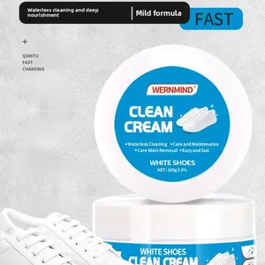 Shoe Cleaner Paste, Suitable for Sports Shoes, Mesh Shoes, Edge Cleaning, Leather & Furniture, Multi-Functional Cleaner Box, Footwear Cleaner, Sneaker Stain Remover