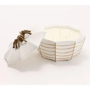 HomeWorx by Slatkin + Co. 50oz Spiderweb Coffee Table Filled Candle
