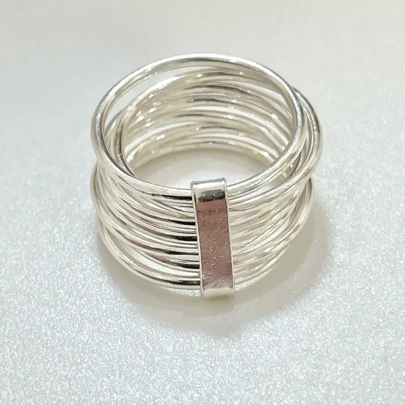 S925 Sterling Silver Weekly Ring—7-Ring Stackable Set: Perfect for everyday wear