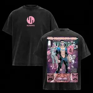 Invincible The Viltrumite War Shirt Acid Washed Tee Heavy Cotton Image Comics
