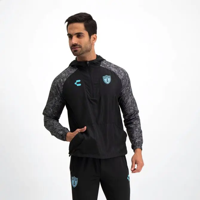 Charly Pachuca Player Windbreaker - Black