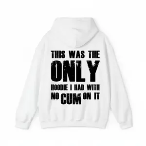 Funny Hoodie Graphic – "This was the only Hoodie - v2" Statement Shirt for Men & Women, Gift for Her and Him, Vibes Unisex Hoodies
