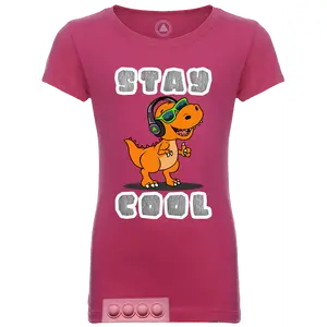 Pink tee/pink pop it