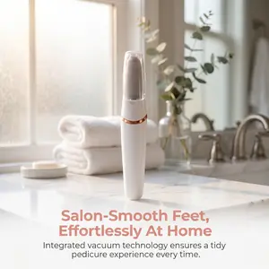 Wireless foot care machine, portable foot file cleaning tool, dual-use for home and travel, electric foot file, exfoliating tool