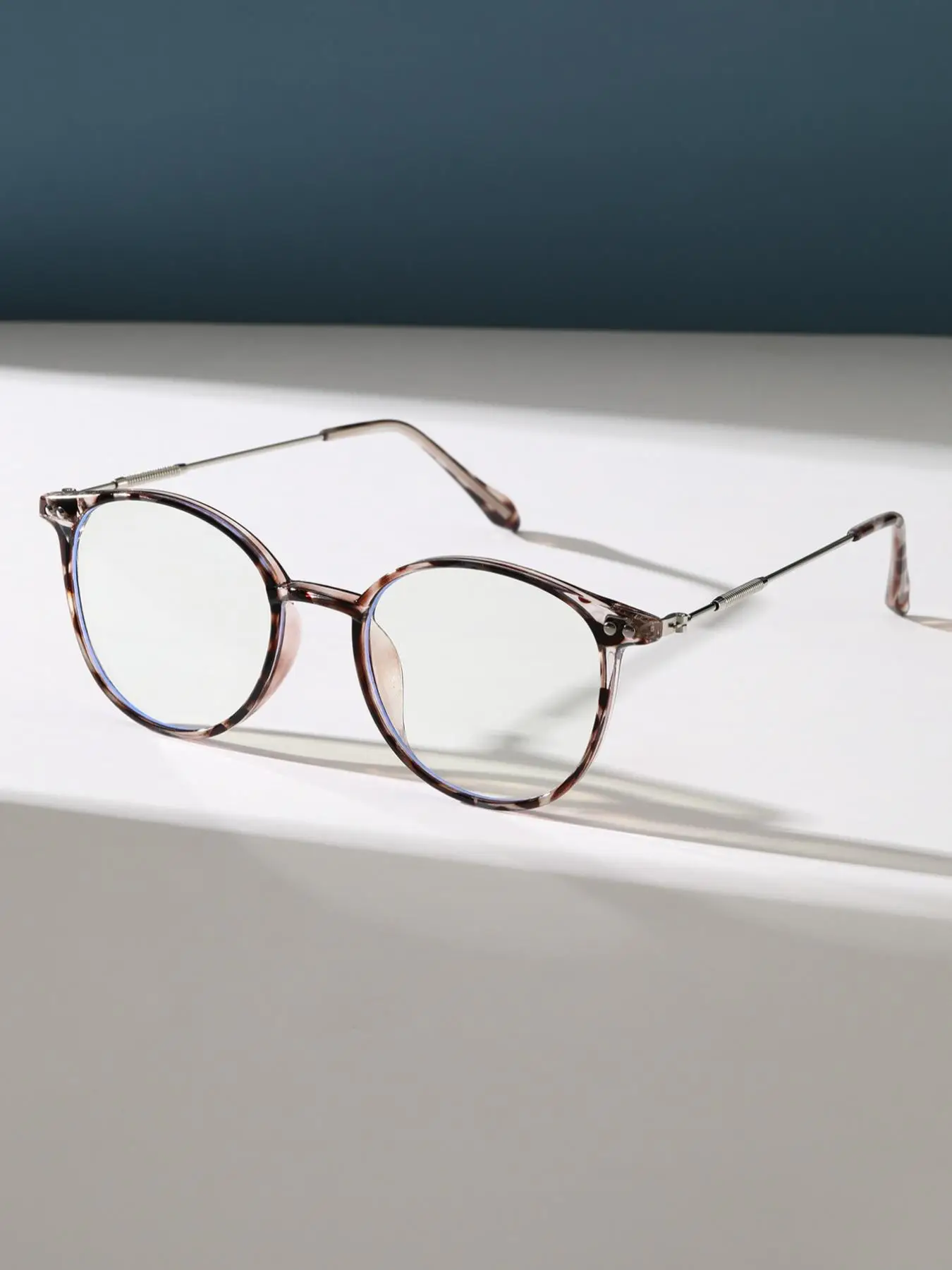 Unisex Street Trend Round Frame Eyeglasses (1 Pair), Trendy Simple Style Eyeglasses for Everyday Use, Fashion Accessories for Outdoor Activities