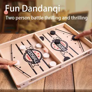 Wooden Catapult Game Board for Teens & Adults, Enhances Skills, Quick Reaction Bouncing Chess, Party Entertainment, Perfect Christmas Gift