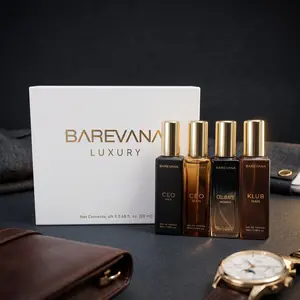 Unisex Perfume Discovery Set 4x20ml, Arabian Oud Woody Aquatic Fragrance, Long Lasting Eau De Parfum, Travel Set, Gift for Him Her, Floral Scents, Perfume Pack