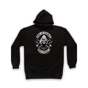 Women's Viking Hoodie with Ragnar Graphic Print - Long Sleeve Hooded Featuring Axes & Long Live Kattegat Slogan, Norse Inspired Casual Hoodie for Autumn Winter Fashion, Cozy Graphic Print Hoodie with Pocket