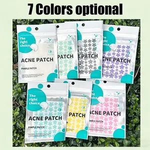 Pimple Patches for Face, Star Hydrocolloid Acne Patches Professional 40/51 ct. 7 Colors Suit Various Blemish, Cute Spot Stickers Invisible Zit Absorbing