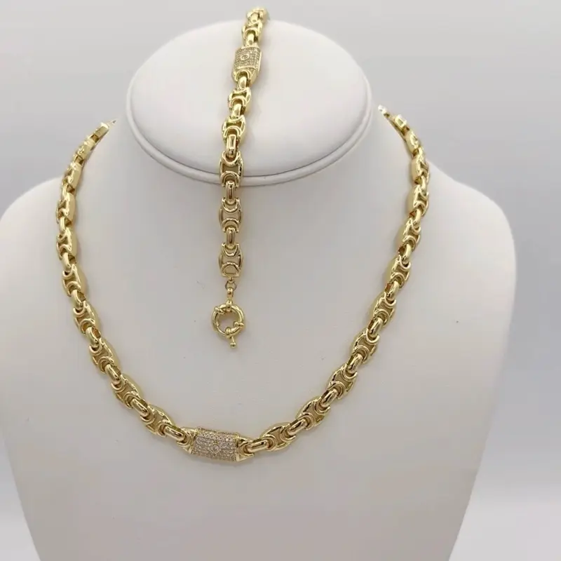 Rodriguezjewerly # 3633  (17.5 inches ) and Bracelet # 3633  (7.5 inches )