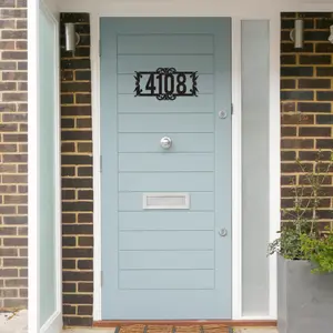 Home Number Monogram