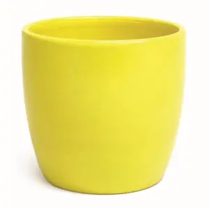 Mr. MJs Trading  Yellow Round Planter