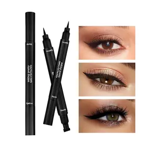 3pcs Dual-Ended Liquid Freckle Stamp Eyeliner Pencil Multi-Pack - Waterproof, Long-Lasting, Smudge-Proof, Versatile Makeup Cosmetic Pens for Outdoor Use