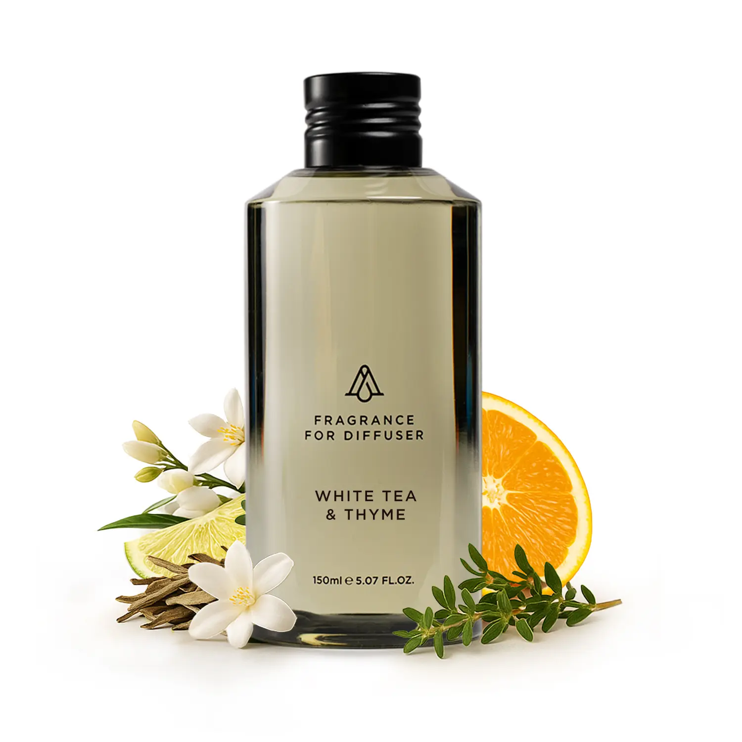 AromaPlan White Tea & Thyme - AP058 Floral Diffuser Oil Freshener Oil for Home Fragrance