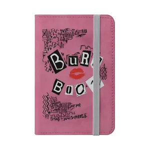 Burn Book Cover Leather Passport Holder , Book Lover Gift, Best Holiday Gifts