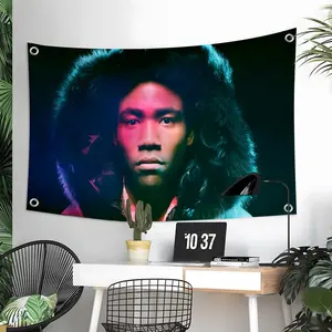 C-Childish G-Gambino M-mcDJ Flags Custom Camping Outdoor Garden room Bedroom Decor Party Backdrops Wall Art Family Gifts Tapestry Wall Hanging