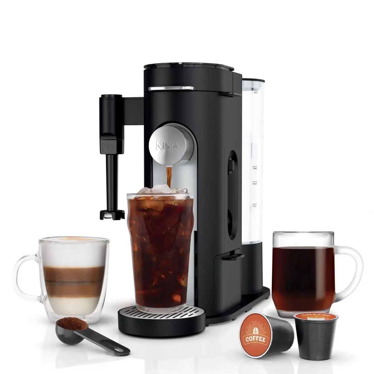 Sharkninja 6095350 24 oz Ninja Black Single Serve Coffee Maker