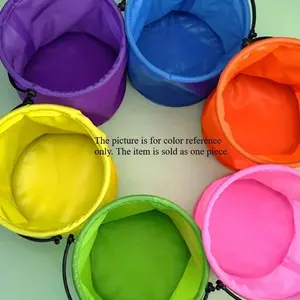 1pc Folding And Retractable Bucket Net Fishing Folding Bucket Tools & Home Improvement Small Bathroom Trash Can Foldable Bucket