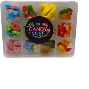 Candy Cove Sampler Box, Mixed Variety Pack of Sweet and Sour Gummies