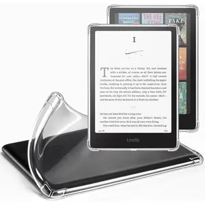 Home FurnishingsCoBak Clear Case For All-New Kindle Paperwhite 12Th Gen 2024 (7") & Kindle Colorsoft Signature Edition (7") - Lightweight, Scratch-Proof Silicone Back Cover, Clear
