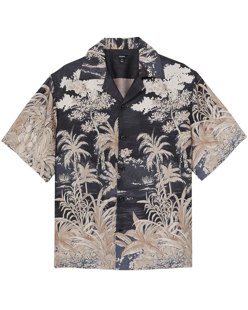 Reiss Yoshi Jungle Placement Casual Shirt