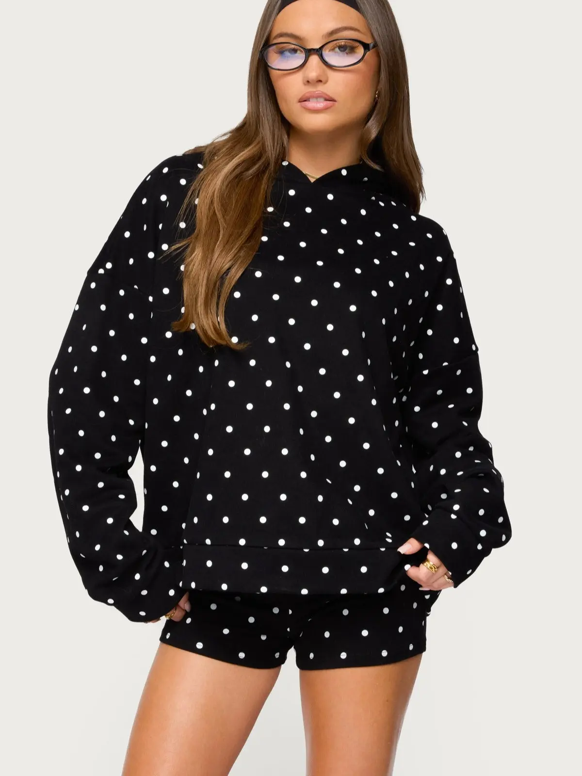 Chelsie Polka Dot Hoodie