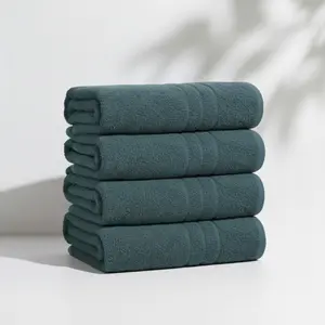 4 Pcs JUMBO Bath Towel Sheets | 78x158cm EXTRA LARGE 500 GSM 100% Cotton Towels Set | Super Absorbent, Quick Dry, Big Bathroom & Gym Towels