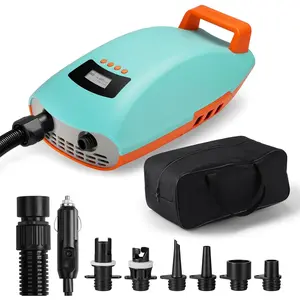 Seawolf Paddle Board Pump, 30%  20 PSI SUP Electric Air Pump w/Dual Cylinder, Dual Stage &  Cooling System, Supports 4 SUPs in a Row, 3 Colors Option