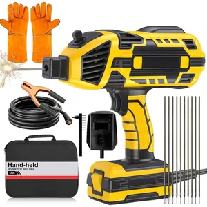Portable Handheld Welding Machine Kit 20-120A 110V ARC Machine with IGBT Inverter 6 Variable Adjustment, Tool Set for 20 x 3/32"-1/8" Rod Gift