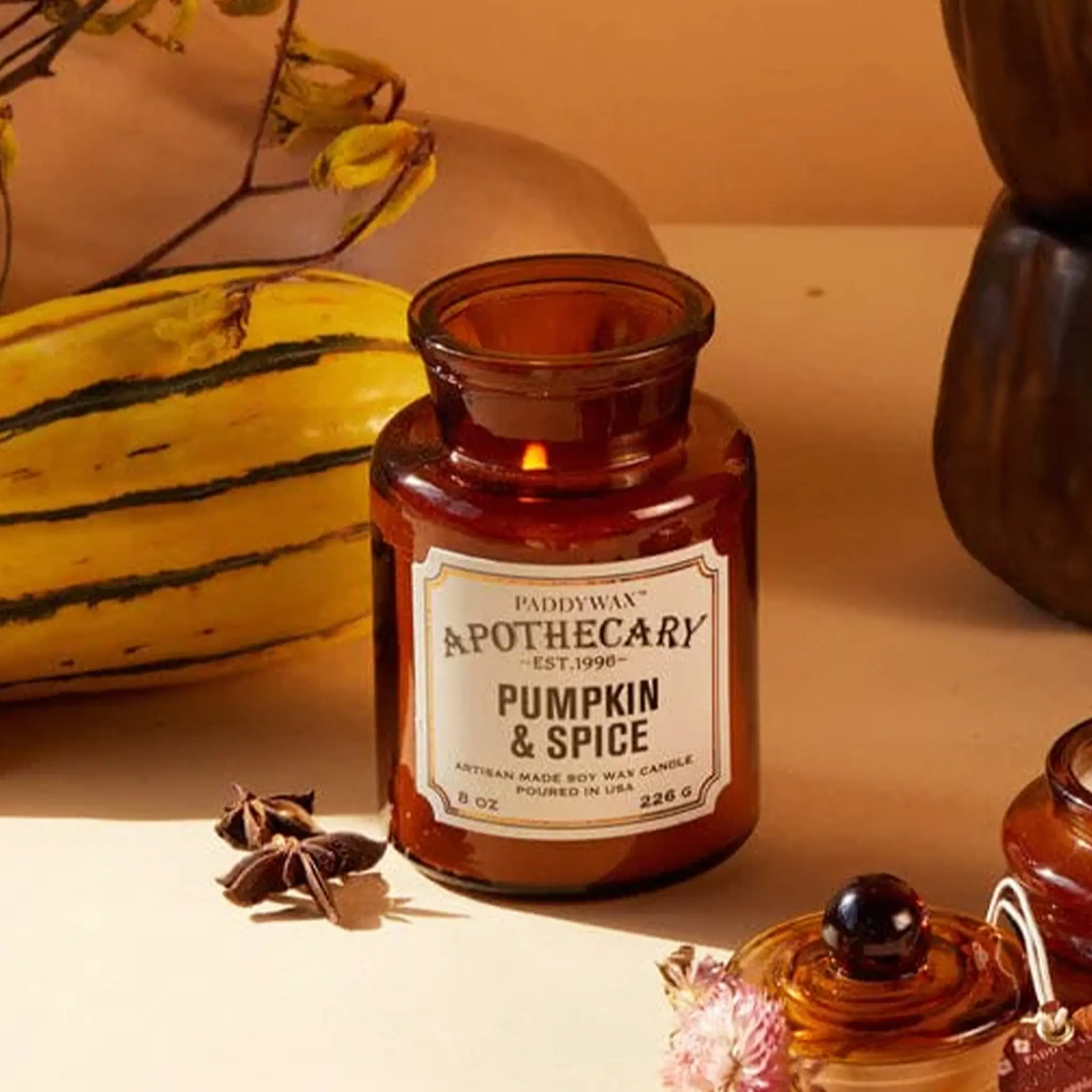Pumpkin Apothecary Candle