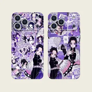DS Anime-Style SHINOBU Custom Case for iPhone 11 12 13 14 15 16 PLUS 17 17AIR 17 PRO MAX CASE GMPT15&16&18&21&22&23&28&29