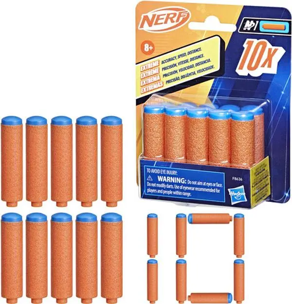 Nerf N Series N1 Dart Set, 10-Pack Collectible Toy Dart Set for Collectibles & Entertainment