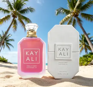 Kayali Vanilla Candy Rock Sugar 42 EDP 100ml | Unisex Sweet Gourmand Perfume | Candied Pear, Bubble Gum & Vanilla Cream Cozy Fragrance
