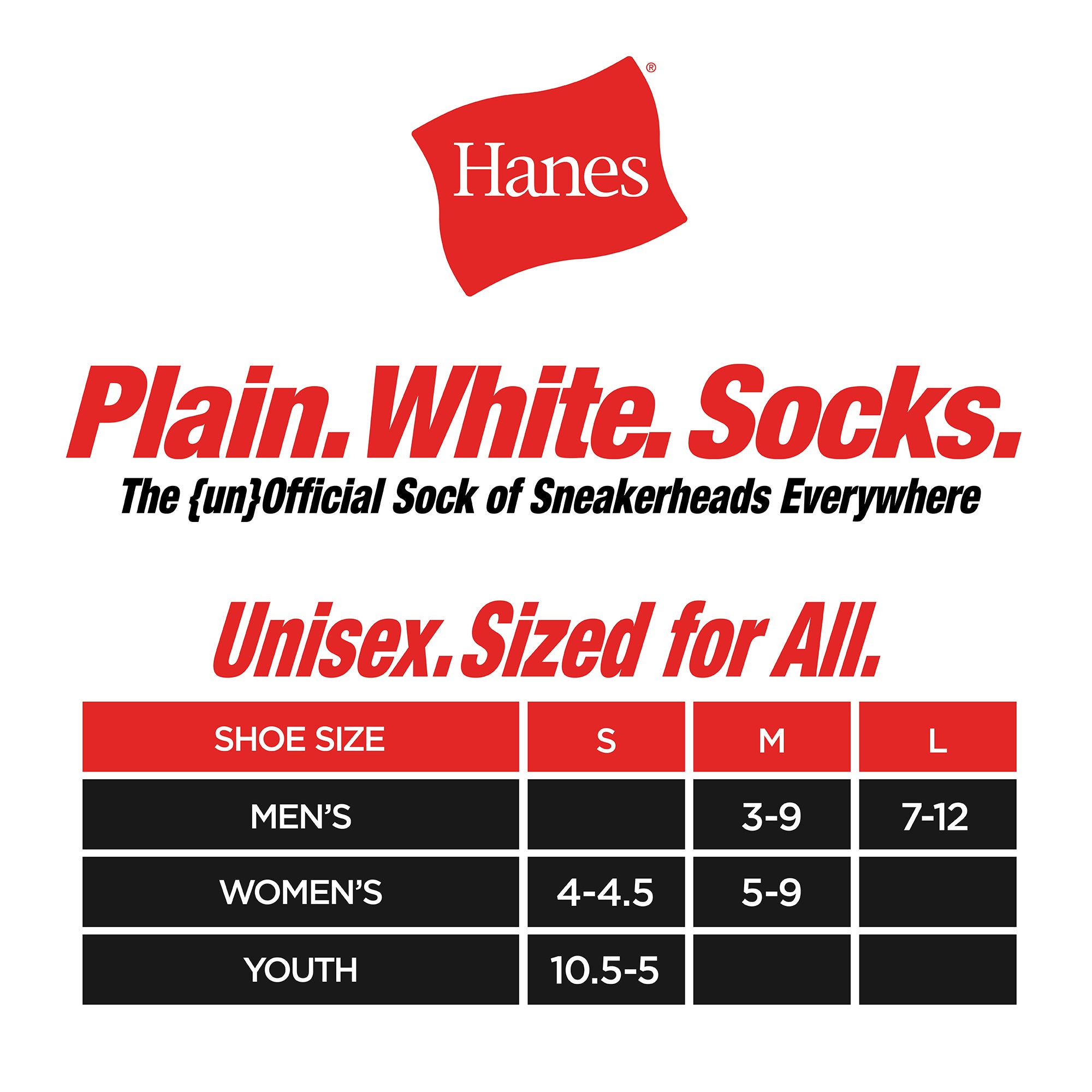 Hanes Unisex Crew Socks 6 Pack, Classic Plain Sock Cotton Blend, Cushioned Footbed for All-Day Comfort, Moisture-Wicking Breathable Fabric, Durable Heel & Toe Reinforcement, Ideal Everyday Athletic or Casual Wear, Fits Men & Women Multipack Socks PWS184