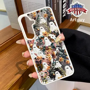 Magnetic Phone Case for Samsung Galaxy S24 Plus S25 Ultra S23 FE Ultra S22+ Spooky Garden Pattern TPU Non-Yellowing Shockproof Anti-Scratch Stylish Smartphone Cover
