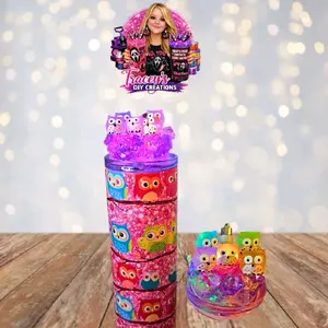 20 Oz Stainless Steel Colorful Owls Owl Lover Light Up Ice Tumbler With Removable Magnetic Lid Drinkware Bottle